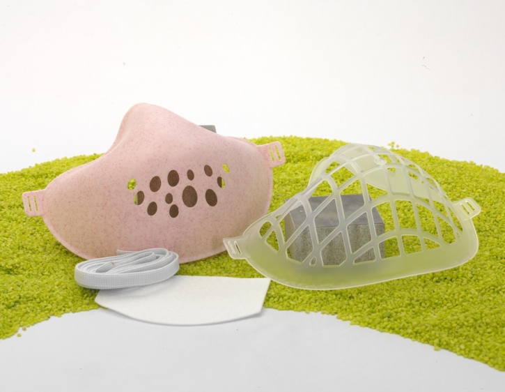 Maske HI in organic pink
