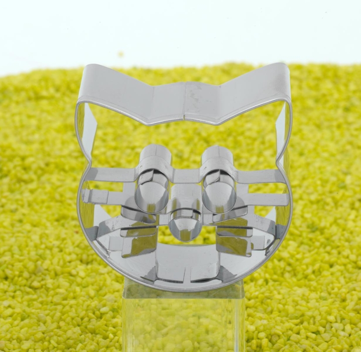 Ausstecher Katzenköpfchen Edelstahl 5,5 cm