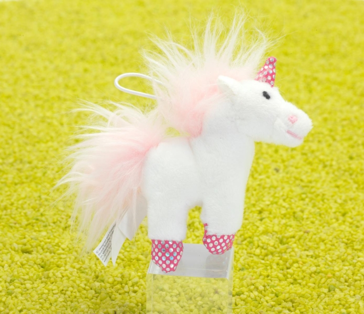 Schlüsselanhänger Supermini Dreamworld Einhorn Shiny pink 6cm