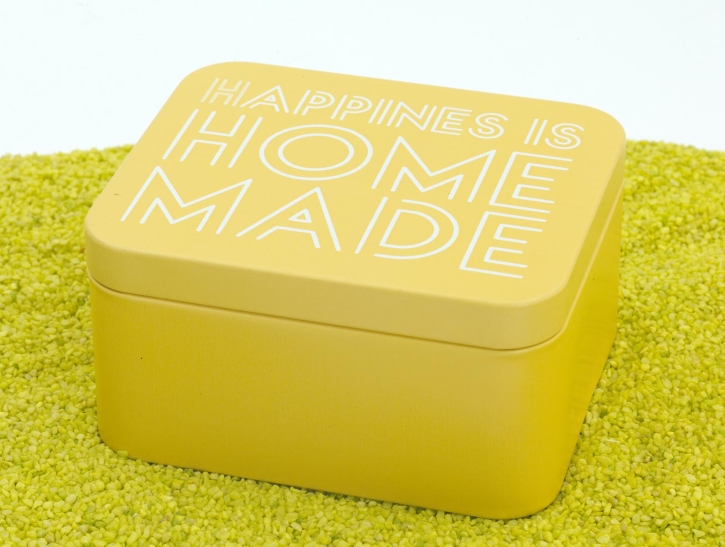 Geschenkbox Colour Splash - Homemade 12 x 10 x 6 cm