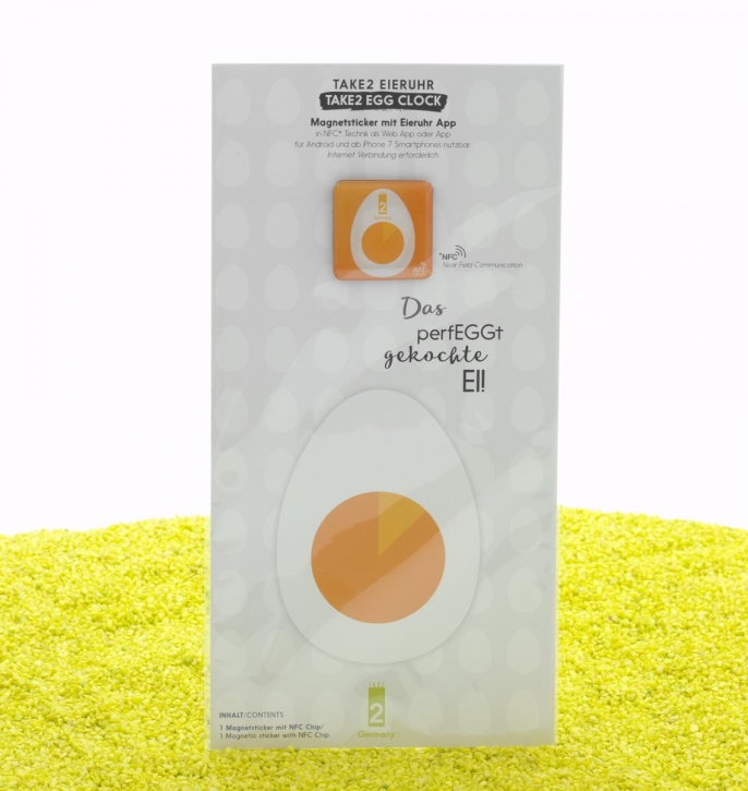 Eieruhr Perfeggt - Magnetsticker mit Eieruhr App