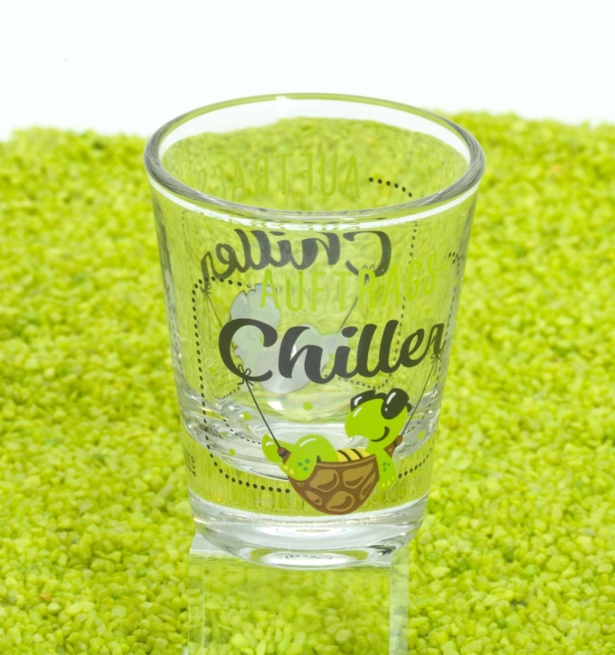 Schnapsglas Auftrags-Chiller (Schildkröte) 6cl