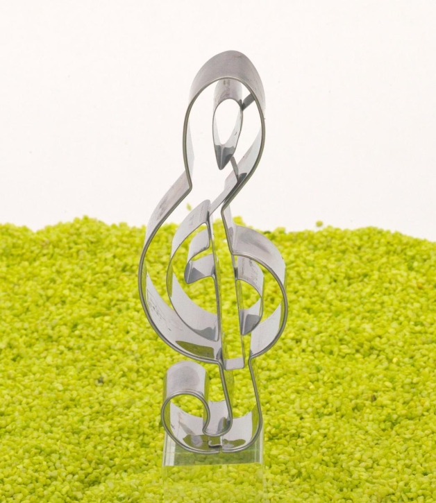 Ausstecher Notenschlüssel Edelstahl 11.5cm