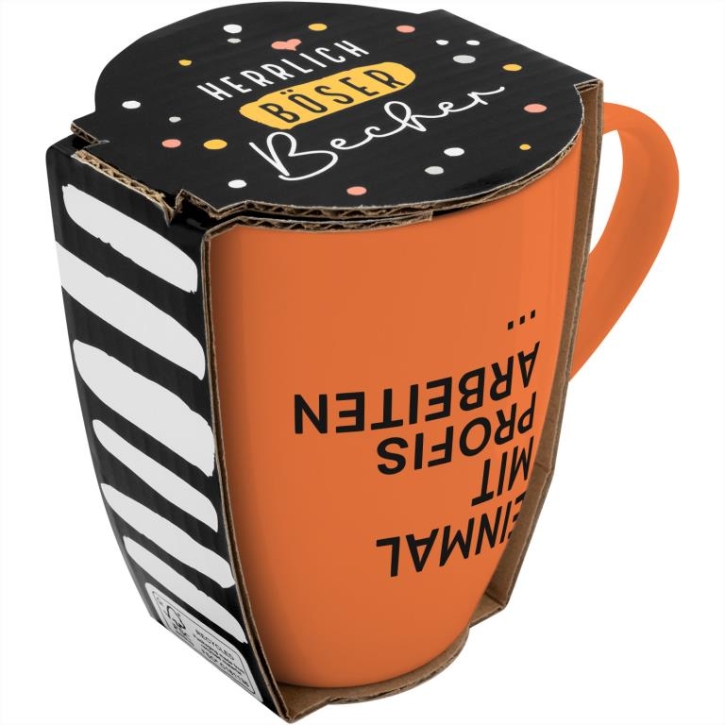 Becher Porzellan Herrlich Böser Becher Profis 350ml