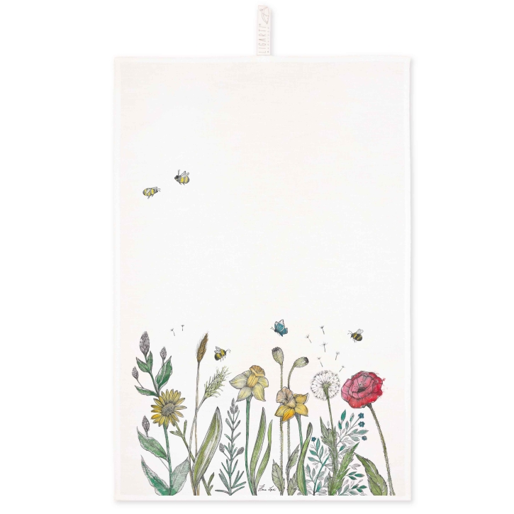 Geschirrtuch Küchentuch Blumenwiese 50 x 70 cm